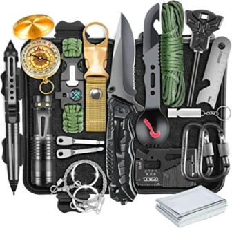 XKASE Survival Kit Review: Top Gifts for Men Dad Husband, 19-in-1 Emergency Gear & Equipment